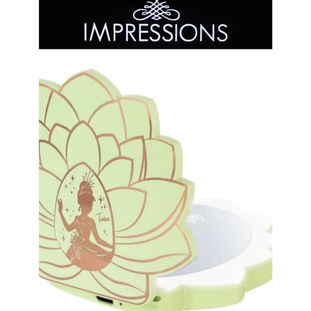Impressions Tiana Lotus LED Compact Mirror